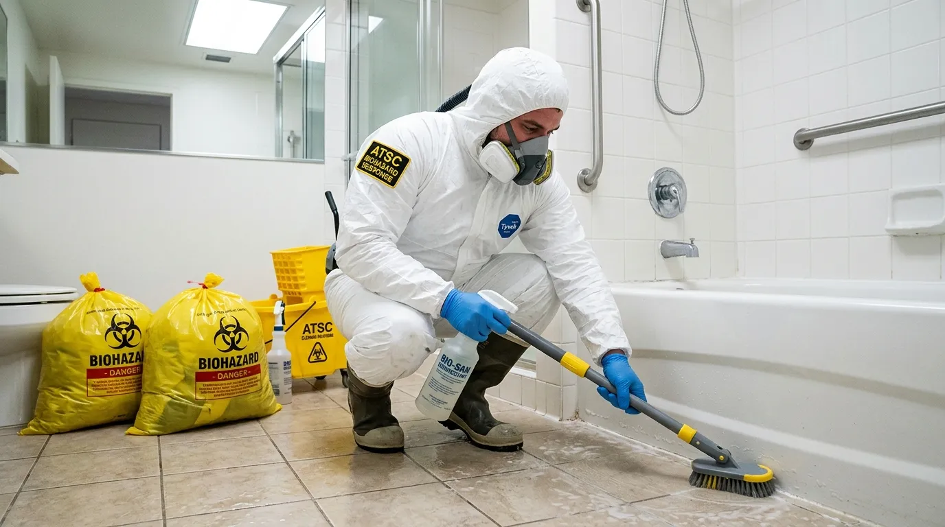 Decontamination equipment deployed for Blood Cleanup in Duluth